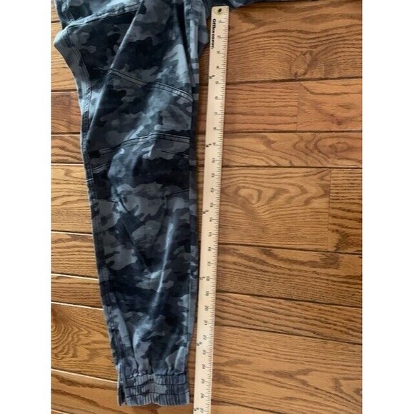 Spanx Women Sz Large Gray Camo Stretch Twill Cargo Jogger Size - Picture 10 of 14